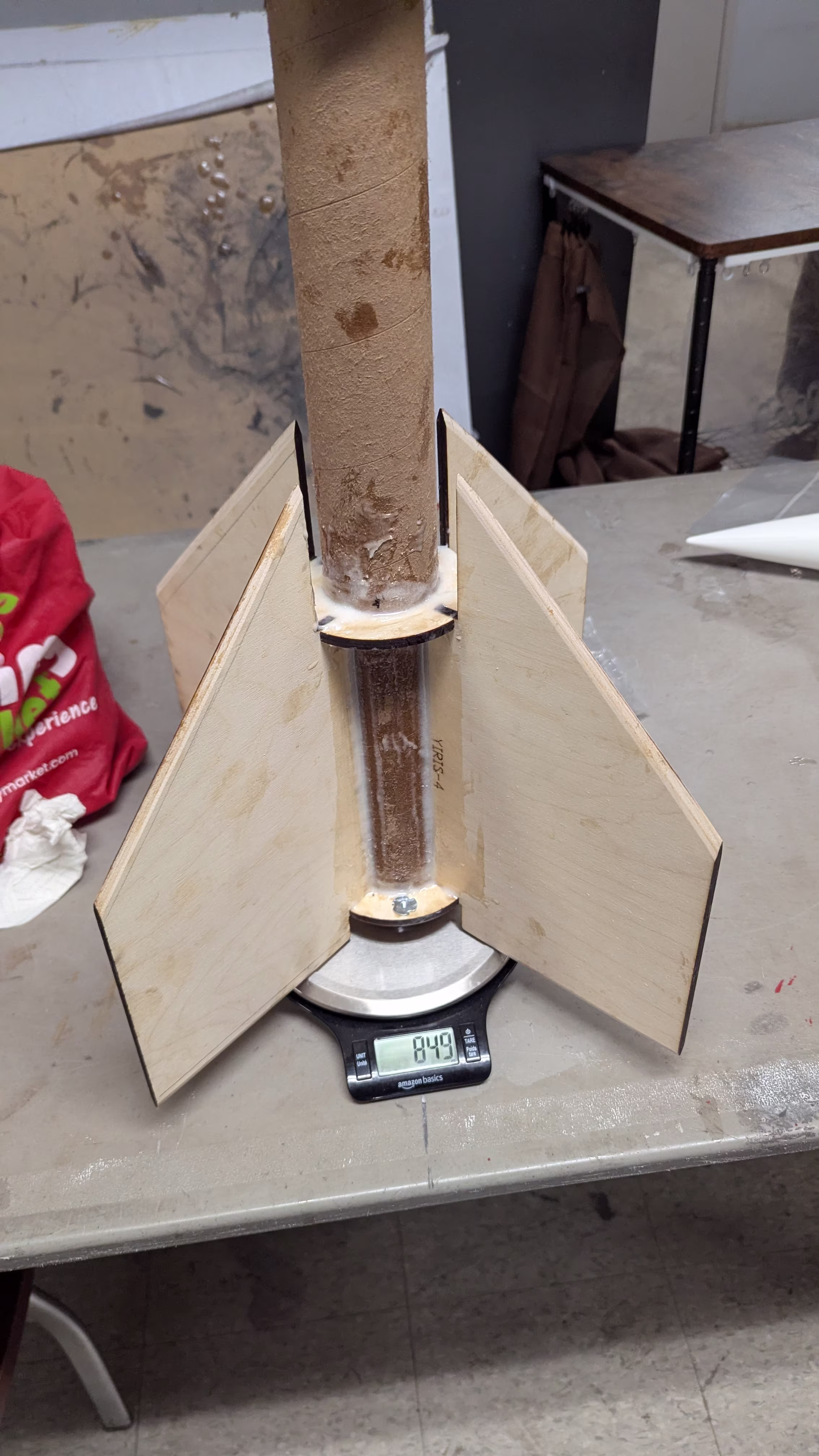 Fin can angle scale check